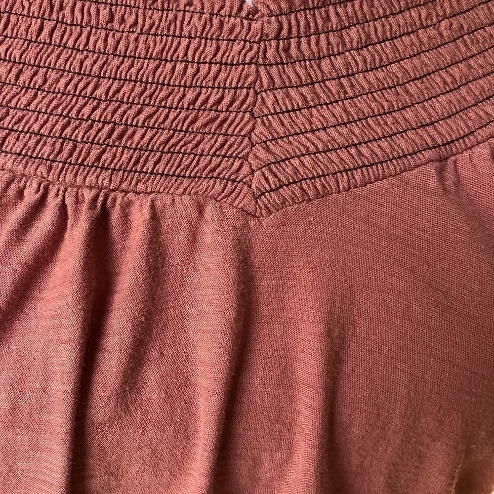 Off The Shoulder Smocked Blouse in Rosewater Size XS